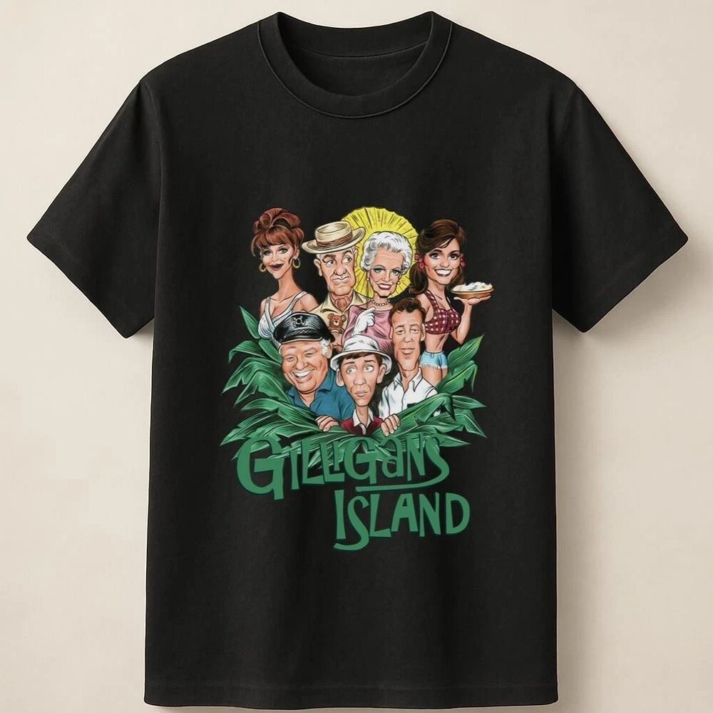 Gilligan’s Island Funny Crew Graphic for Sitcom Fans Unisex T Shirt 91
